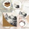 Icycay Axolotls Corner Bookmarks, Cute Leather Book Accessories for Book Lovers, 3 Pcs Reading Book Page Markers for Women Men Student Teacher Girls Boys Kids Retirement Birthday Gifts(Japan Landscape)