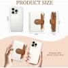 Icycay Highland Cow Small Wallet Women RFID Blocking Bifold, Cute Credit Card Holder, Zipper Coin Pocket, PU Leather, Compact, Travel, 4 ID Window, 14 Card Slots, Western, Cash Purse, Ladies Woman(0 Beige)
