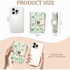 Icycay Highland Cow Small Wallet Women RFID Blocking Bifold, Cute Credit Card Holder, Zipper Coin Pocket, PU Leather, Compact, Travel, 4 ID Window, 14 Card Slots, Western, Cash Purse, Ladies Woman(Bow)