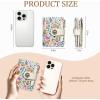 Icycay Highland Cow Small Wallet Women RFID Blocking Bifold, Cute Credit Card Holder, Zipper Coin Pocket, PU Leather, Compact, Travel, 4 ID Window, 14 Card Slots, Western, Cash Purse, Ladies Woman(Capybara)