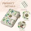 Icycay Highland Cow Small Wallet Women RFID Blocking Bifold, Cute Credit Card Holder, Zipper Coin Pocket, PU Leather, Compact, Travel, 4 ID Window, 14 Card Slots, Western, Cash Purse, Ladies Woman(Hummingbird)