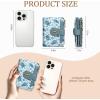 Icycay Highland Cow Small Wallet Women RFID Blocking Bifold, Cute Credit Card Holder, Zipper Coin Pocket, PU Leather, Compact, Travel, 4 ID Window, 14 Card Slots, Western, Cash Purse, Ladies Woman(Sea Turtle)