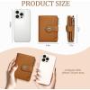 Icycay Highland Cow Small Wallet Women RFID Blocking Bifold, Cute Credit Card Holder, Zipper Coin Pocket, PU Leather, Compact, Travel, 4 ID Window, 14 Card Slots, Western, Cash Purse, Ladies Woman(0 Pumpkin)