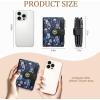 Icycay Highland Cow Small Wallet Women RFID Blocking Bifold, Cute Credit Card Holder, Zipper Coin Pocket, PU Leather, Compact, Travel, 4 ID Window, 14 Card Slots, Western, Cash Purse, Ladies Woman(Owl)