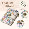 Icycay Highland Cow Small Wallet Women RFID Blocking Bifold, Cute Credit Card Holder, Zipper Coin Pocket, PU Leather, Compact, Travel, 4 ID Window, 14 Card Slots, Western, Cash Purse, Ladies Woman(Capybara)