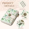 Icycay Highland Cow Small Wallet Women RFID Blocking Bifold, Cute Credit Card Holder, Zipper Coin Pocket, PU Leather, Compact, Travel, 4 ID Window, 14 Card Slots, Western, Cash Purse, Ladies Woman(Bow)