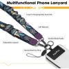 Icycay Phone Lanyard Crossbody, Marble Cell Phone Strap for Around The Neck Adjustable, Anti Theft Cute Lanyard for iPhone Case ID Holder Keys Accessories Travel Essential(Dream Catcher)