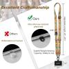 Icycay Phone Lanyard Crossbody, Marble Cell Phone Strap for Around The Neck Adjustable, Anti Theft Cute Lanyard for iPhone Case ID Holder Keys Accessories Travel Essential(Highland Cow)
