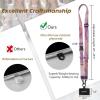 Icycay Phone Lanyard Crossbody, Marble Cell Phone Strap for Around The Neck Adjustable, Anti Theft Cute Lanyard for iPhone Case ID Holder Keys Accessories Travel Essential(Marble Purp)