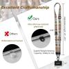 Icycay Phone Lanyard Crossbody, Marble Cell Phone Strap for Around The Neck Adjustable, Anti Theft Cute Lanyard for iPhone Case ID Holder Keys Accessories Travel Essential(Boho Print)