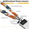 Icycay Phone Lanyard Crossbody, Marble Cell Phone Strap for Around The Neck Adjustable, Anti Theft Cute Lanyard for iPhone Case ID Holder Keys Accessories Travel Essential(Abstract Art)