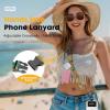 Icycay Phone Lanyard Crossbody, Marble Cell Phone Strap for Around The Neck Adjustable, Anti Theft Cute Lanyard for iPhone Case ID Holder Keys Accessories Travel Essential(Highland Cow)