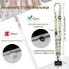 Icycay Phone Lanyard Crossbody, Marble Cell Phone Strap for Around The Neck Adjustable, Anti Theft Cute Lanyard for iPhone Case ID Holder Keys Accessories Travel Essential(Bird)