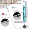 Icycay Phone Lanyard Crossbody, Marble Cell Phone Strap for Around The Neck Adjustable, Anti Theft Cute Lanyard for iPhone Case ID Holder Keys Accessories Travel Essential(Marble Blue)