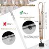 Icycay Phone Lanyard Crossbody, Marble Cell Phone Strap for Around The Neck Adjustable, Anti Theft Cute Lanyard for iPhone Case ID Holder Keys Accessories Travel Essential(1 Champagne Gold)