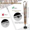 Icycay Phone Lanyard Crossbody, Marble Cell Phone Strap for Around The Neck Adjustable, Anti Theft Cute Lanyard for iPhone Case ID Holder Keys Accessories Travel Essential(Boho Colorful)