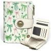 Icycay Highland Cow Small Wallet Women RFID Blocking Bifold, Cute Credit Card Holder, Zipper Coin Pocket, PU Leather, Compact, Travel, 4 ID Window, 14 Card Slots, Western, Cash Purse, Ladies Woman(Bow)