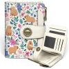 Icycay Highland Cow Small Wallet Women RFID Blocking Bifold, Cute Credit Card Holder, Zipper Coin Pocket, PU Leather, Compact, Travel, 4 ID Window, 14 Card Slots, Western, Cash Purse, Ladies Woman(Capybara)