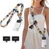 Icycay Phone Lanyard Crossbody, Marble Cell Phone Strap for Around The Neck Adjustable, Anti Theft Cute Lanyard for iPhone Case ID Holder Keys Accessories Travel Essential(Abstract Art)