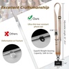 Icycay Phone Lanyard Crossbody Strap Adjustable Teacher Women Checkered(1 Champagne Gold)