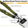 Icycay Phone Lanyard Crossbody Strap Adjustable Teacher Women Checkered(1 Green)