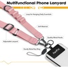 Icycay Phone Lanyard Crossbody Strap Adjustable Teacher Women Checkered(1 Solid Color)