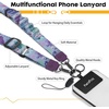 Icycay Phone Lanyard Crossbody Strap Adjustable Teacher Women Checkered(Axolotls)