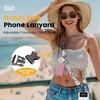 Icycay Phone Lanyard Crossbody Strap Adjustable Teacher Women Checkered(Bloom Flower)