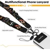 Icycay Phone Lanyard Crossbody Strap Adjustable Teacher Women Checkered(Butterfly)
