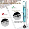 Icycay Phone Lanyard Crossbody Strap Adjustable Teacher Women Checkered(Marble Blue)