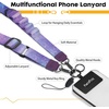 Icycay Phone Lanyard Crossbody Strap Adjustable Teacher Women Checkered(Starry Sky)