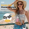 Icycay Phone Lanyard Crossbody Strap Adjustable Teacher Women Checkered(Striped Black)