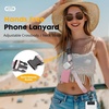 Icycay Phone Lanyard Crossbody Strap Adjustable Teacher Women Checkered(Striped Pk)